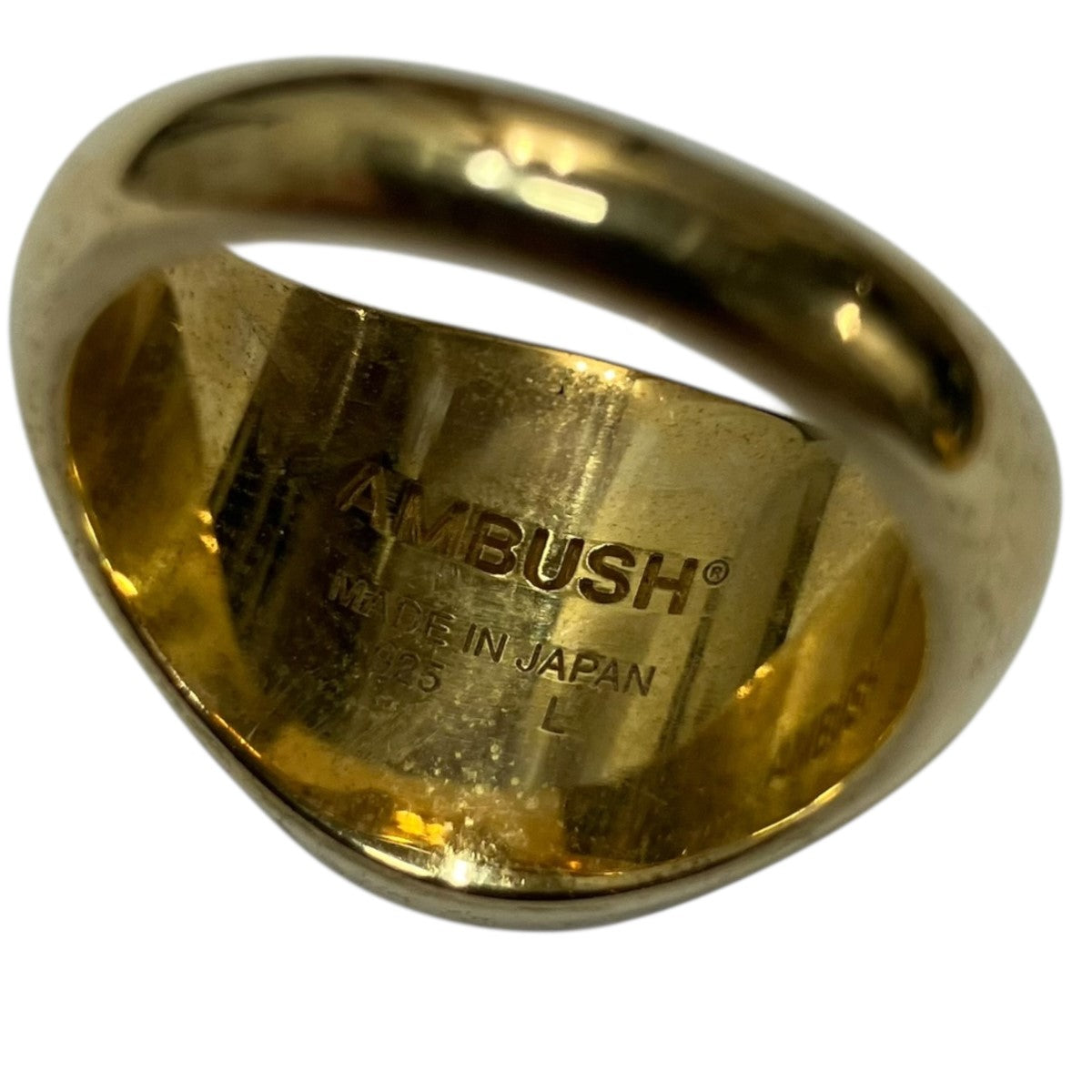 AMBUSH ゴールドシグネットリング 古着・中古-6枚目のアイテム画像