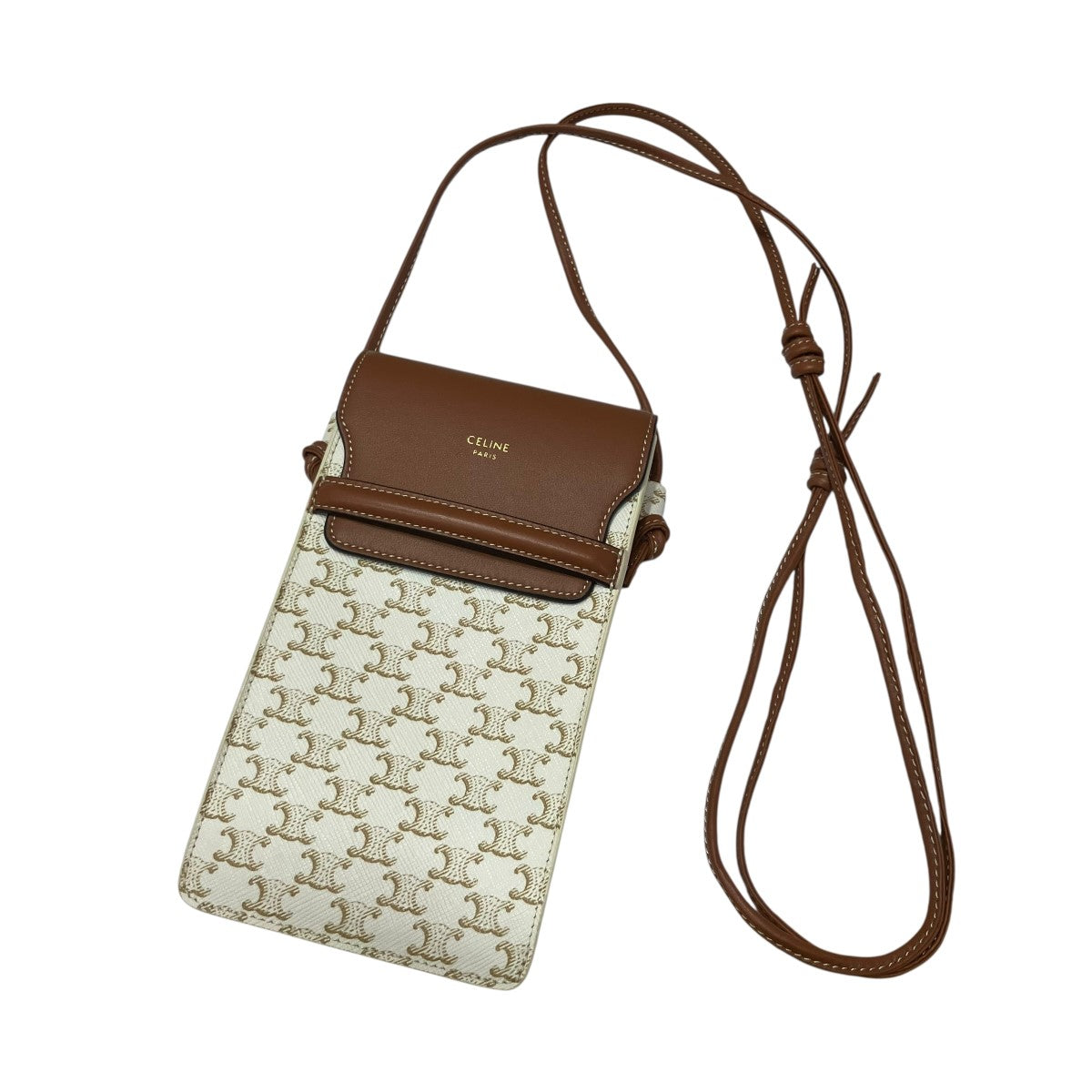 CELINE トリオンフ フォーンケース 古着・中古-1枚目のアイテム画像