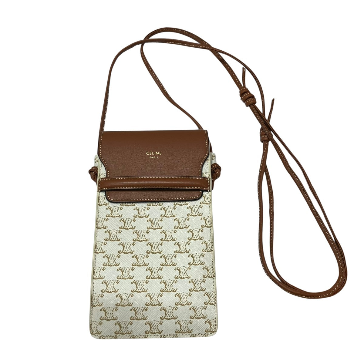 CELINE トリオンフ フォーンケース 古着・中古-2枚目のアイテム画像