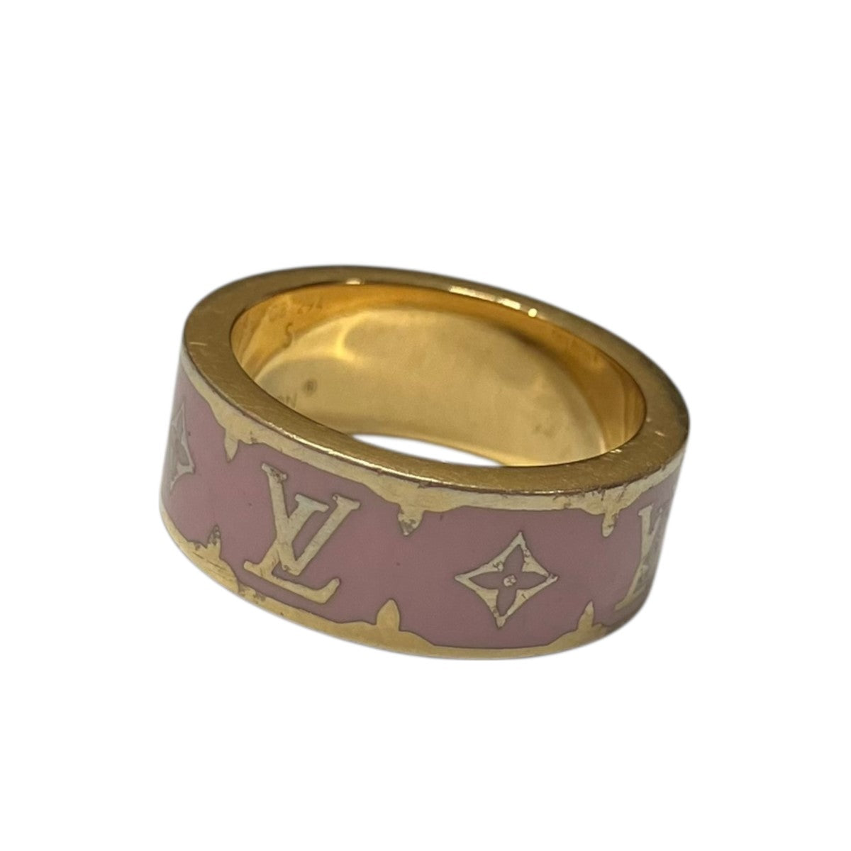 LOUIS VUITTON ナノ グラム エナメルリング 古着・中古-1枚目のアイテム画像