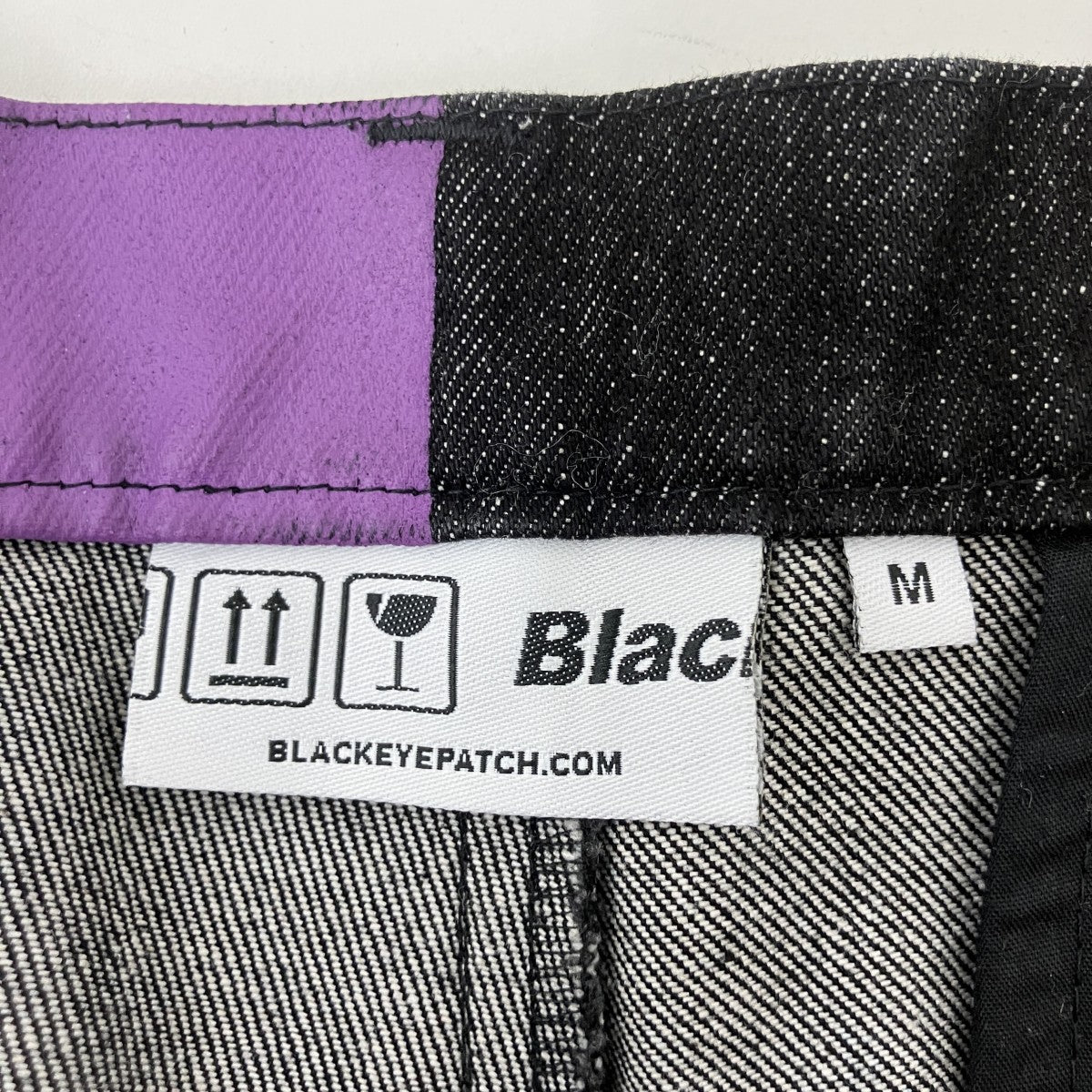 BlackEyePatch ストライプデニムパンツ 古着・中古-4枚目のアイテム画像