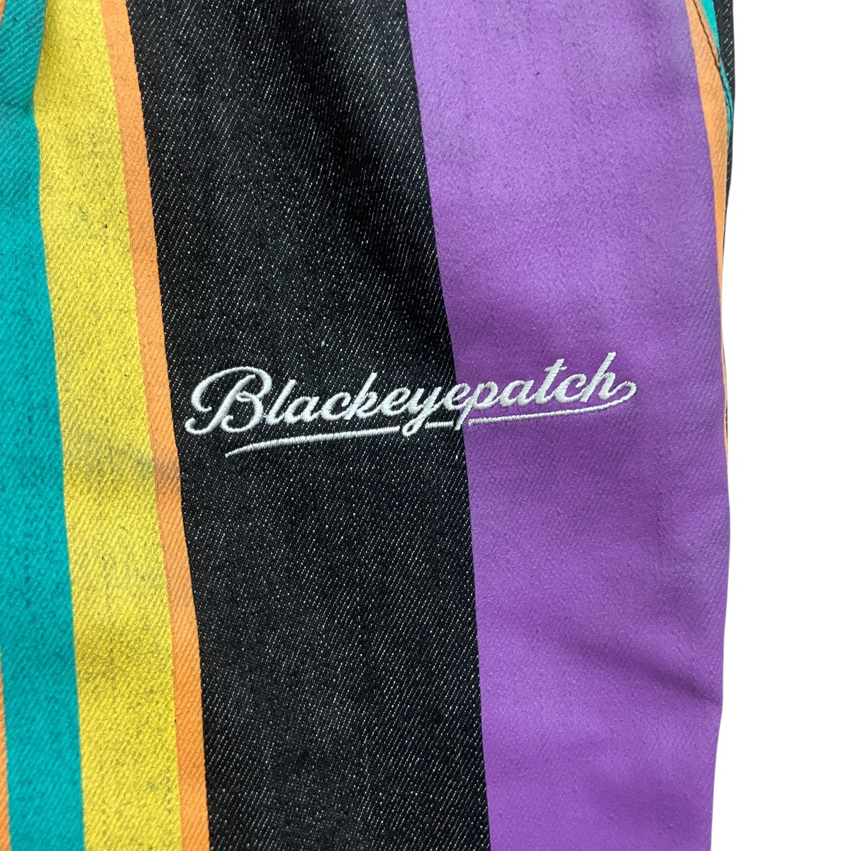 BlackEyePatch ストライプデニムパンツ 古着・中古-6枚目のアイテム画像