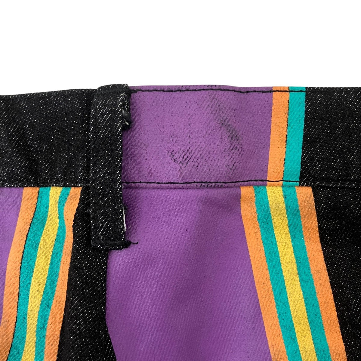 BlackEyePatch ストライプデニムパンツ 古着・中古-8枚目のアイテム画像