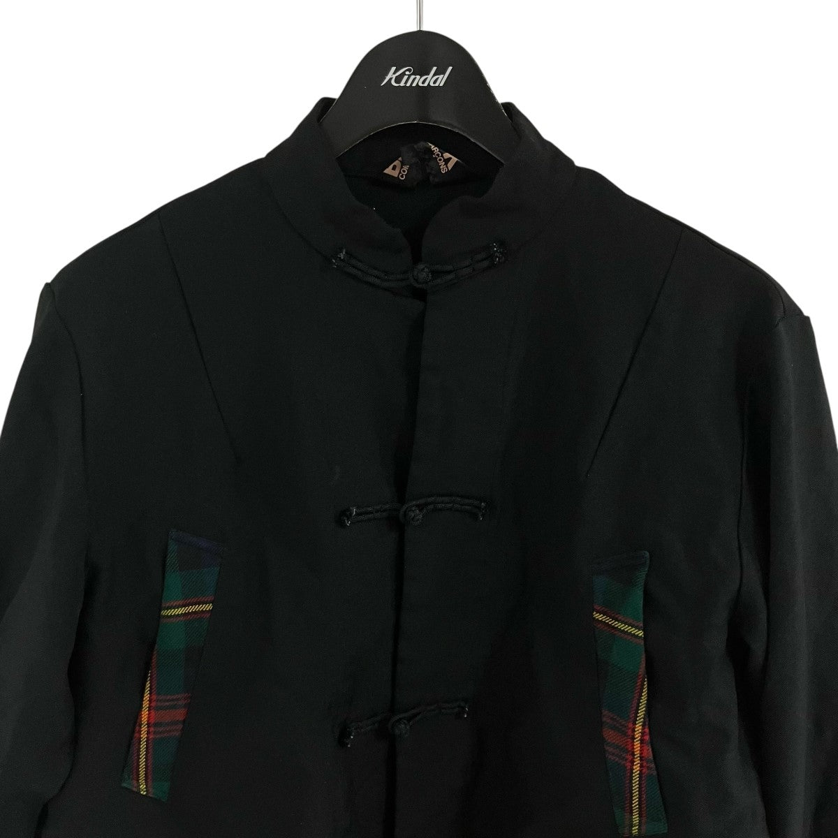 BLACK COMME des GARCONS チャイナジャケット 古着・中古-2枚目のアイテム画像
