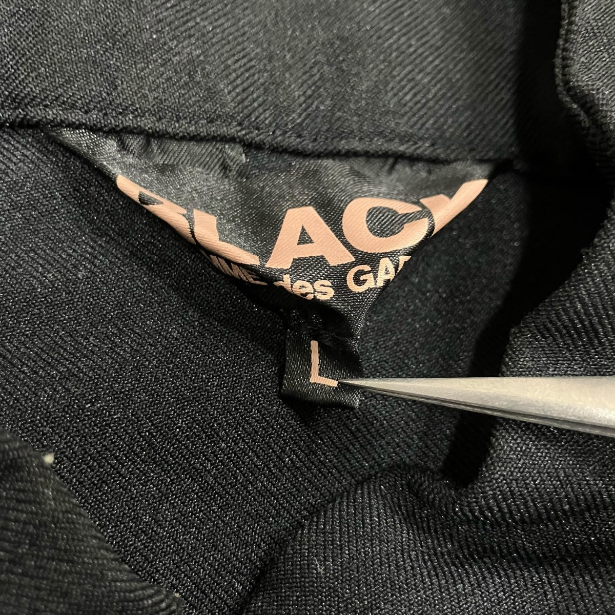 BLACK COMME des GARCONS チャイナジャケット 古着・中古-5枚目のアイテム画像
