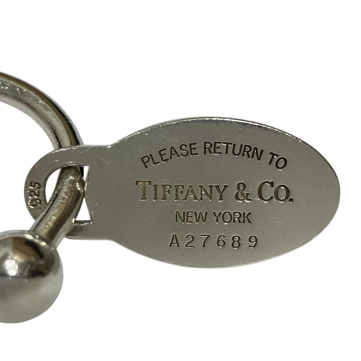 Tiffany ＆ Co． リターントゥティファニーオーバルタグスクリューボールキーリング 古着・中古-4枚目のアイテム画像