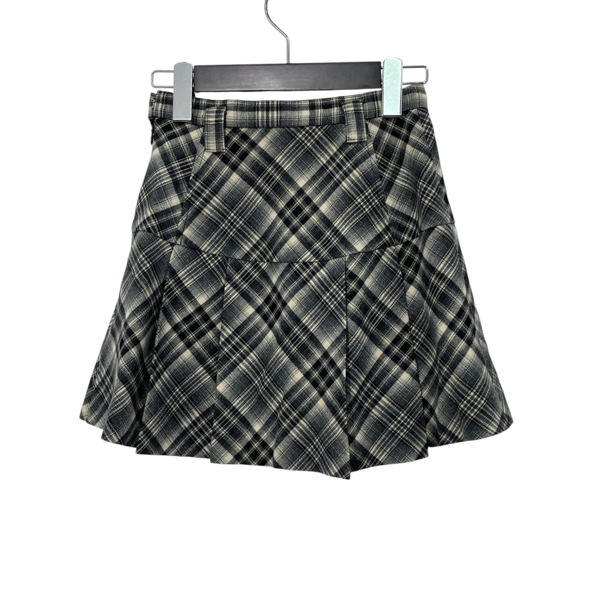 Coco check mini pleats skirtチェックミニスカートAM1664