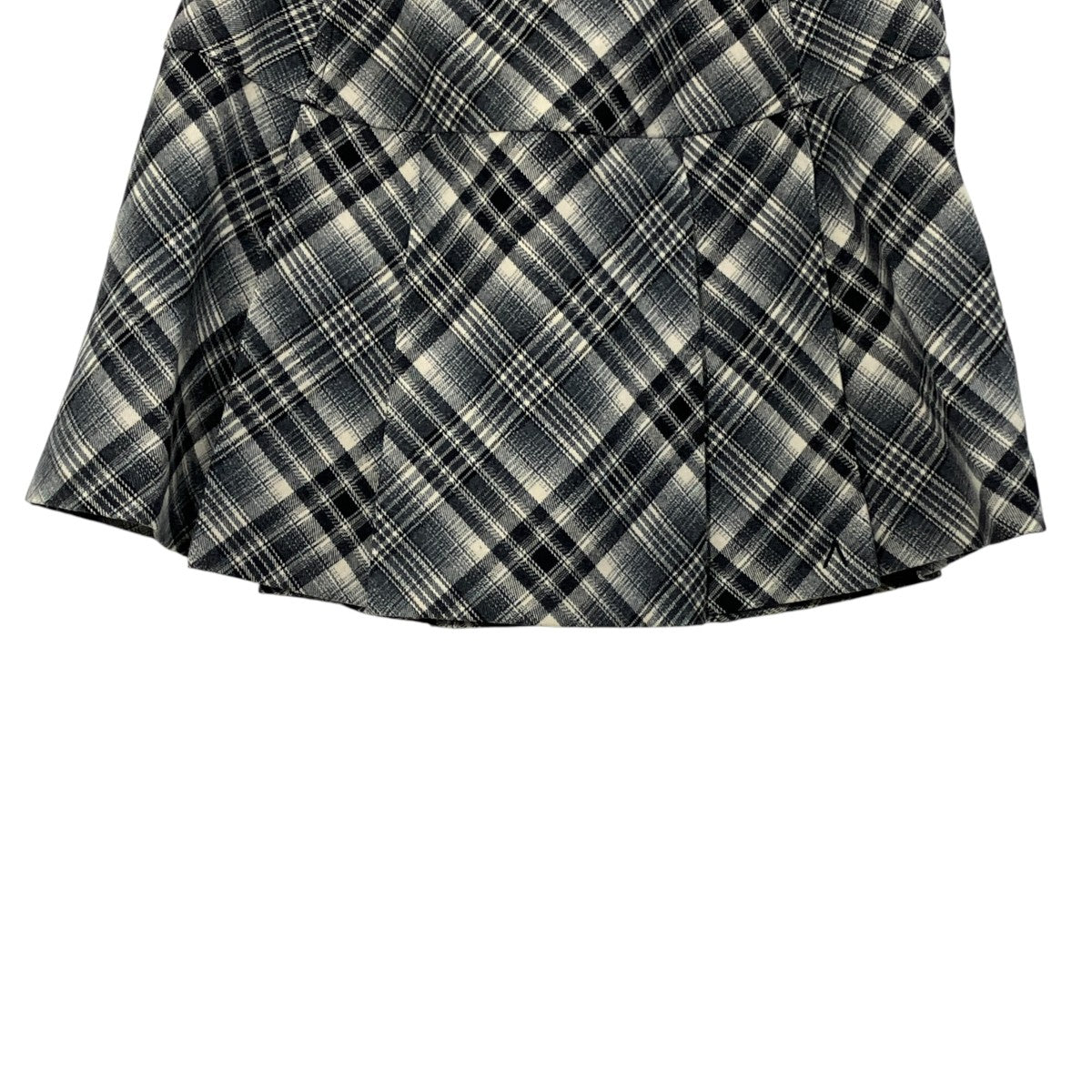 Coco check mini pleats skirtチェックミニスカートAM1664