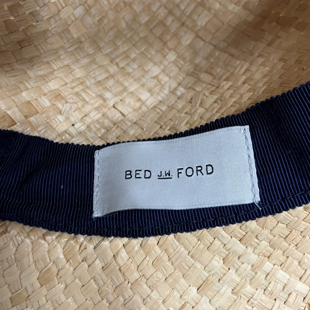 BED J．W． FORD×COMES AND GOES ストローハット 古着・中古-6枚目のアイテム画像