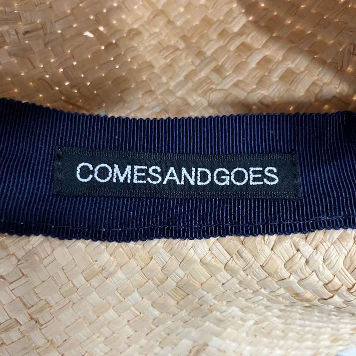 BED J．W． FORD×COMES AND GOES ストローハット 古着・中古-7枚目のアイテム画像