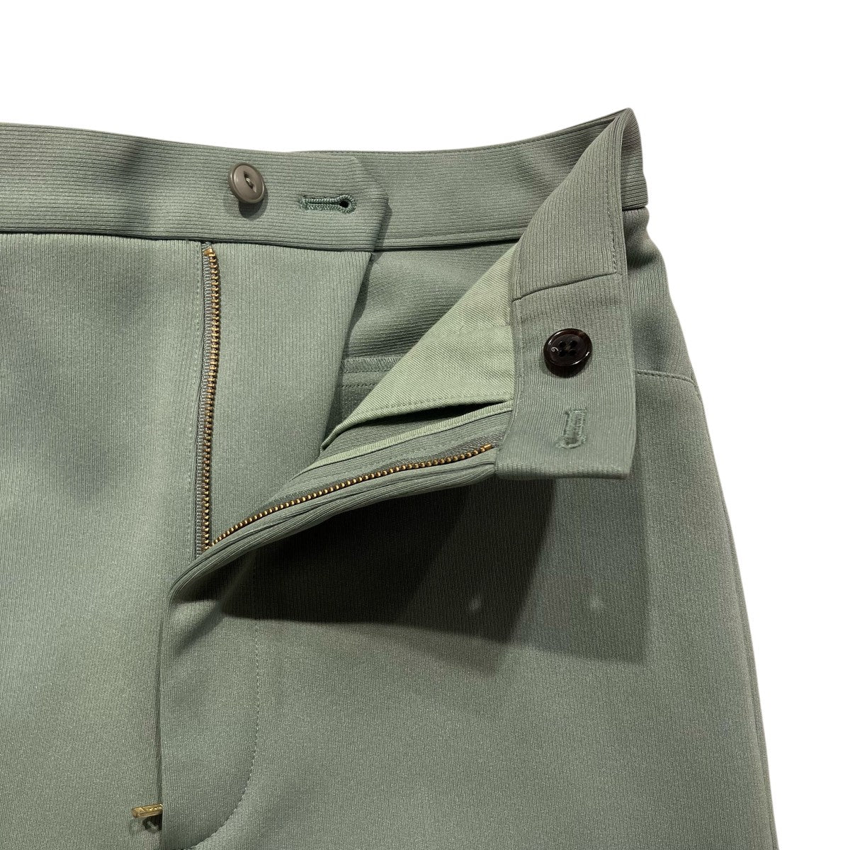 6(ROKU) BEAUTY＆YOUTH ピケパンツ8614-202-0214 JERSEY BOOT CUT PANTS 古着・中古-5枚目のアイテム画像
