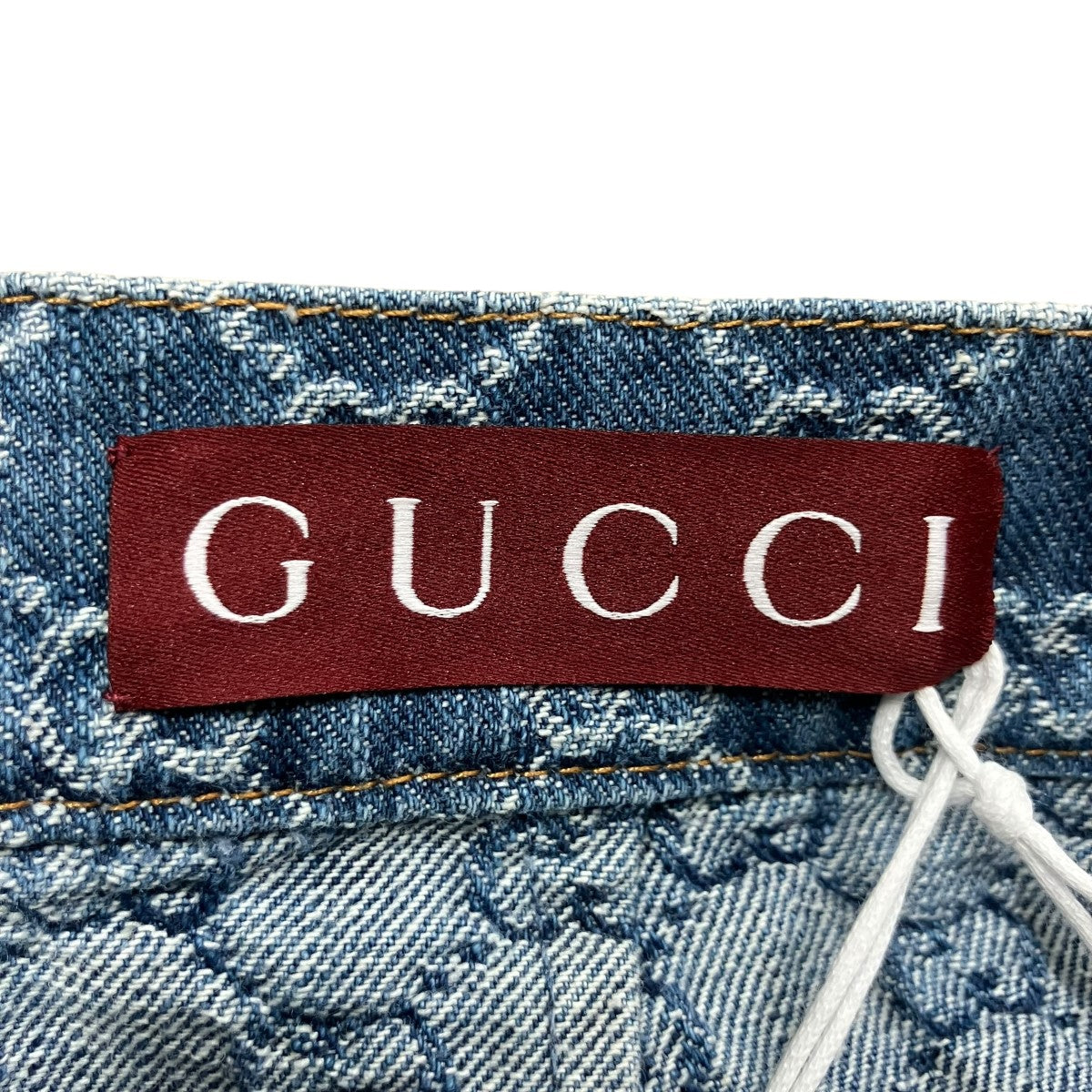 GUCCI GGモノグラムデニムスカート 古着・中古-5枚目のアイテム画像