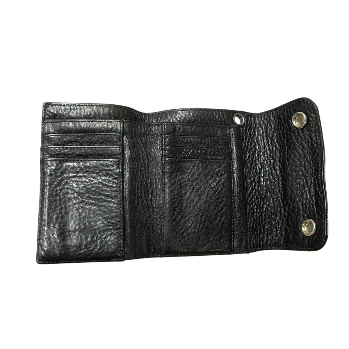 CHROME HEARTS(クロムハーツ) ウェーブミニウォレット ブラック サイズ