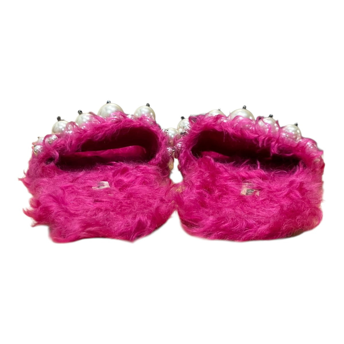 MIU MIU 16AWパールビジューファーサンダル 古着・中古-5枚目のアイテム画像