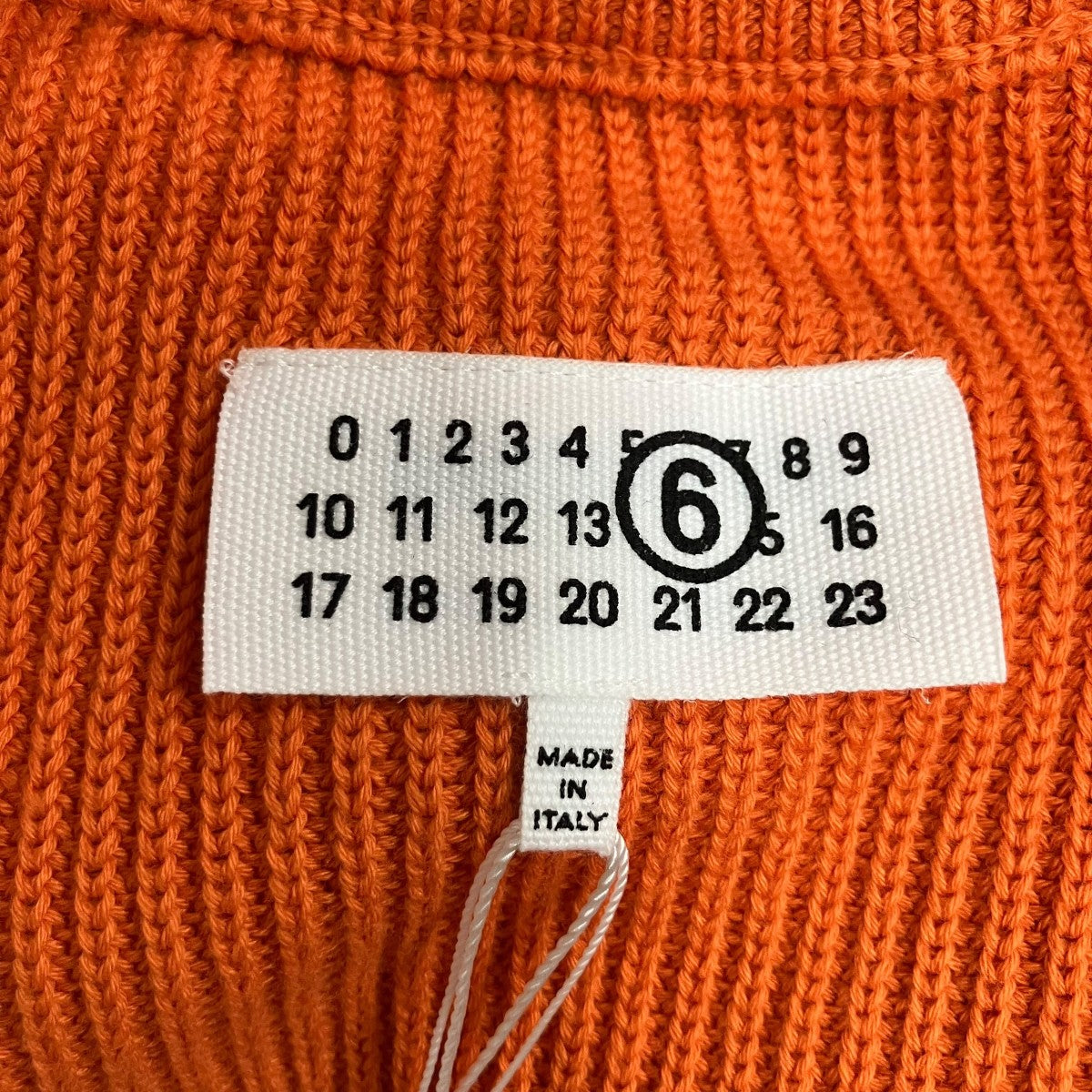 MM6 Maison Margiela 25SS ダメージ加工ステッチニットジップアップベスト 古着・中古-5枚目のアイテム画像