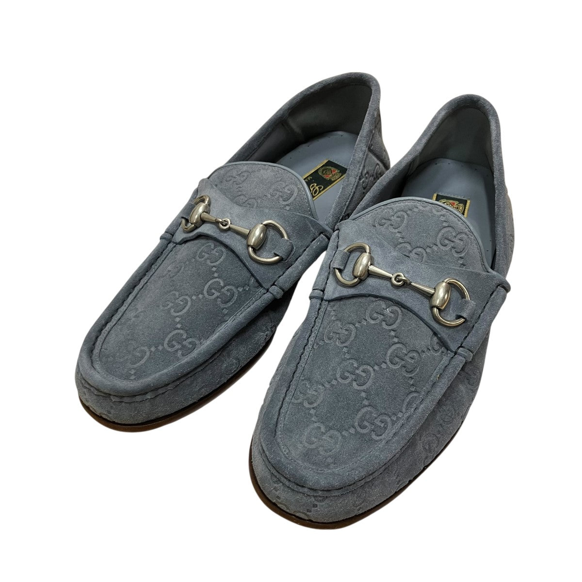 GUCCI ホースビットＧＧ総柄ローファー 古着・中古-1枚目のアイテム画像
