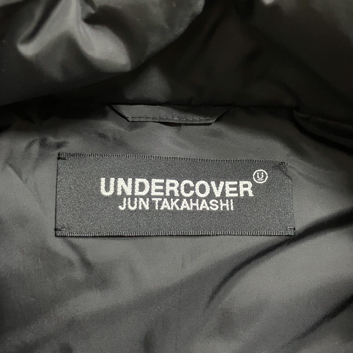 UNDERCOVER レザー切替ダウンジャケット 古着・中古-6枚目のアイテム画像