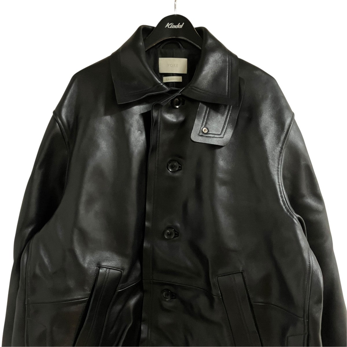 YOKE レザーコート 古着・中古-2枚目のアイテム画像