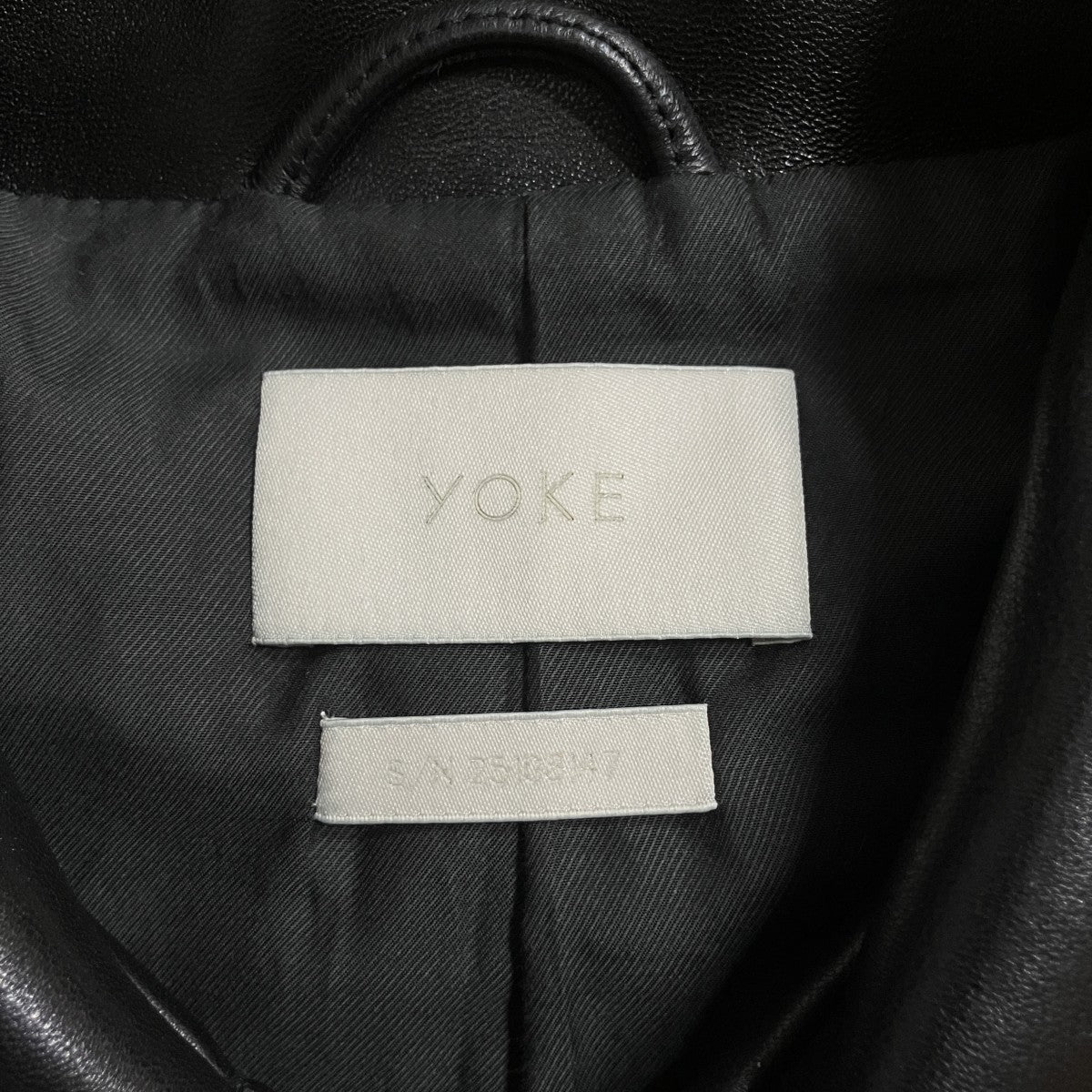 YOKE レザーコート 古着・中古-5枚目のアイテム画像