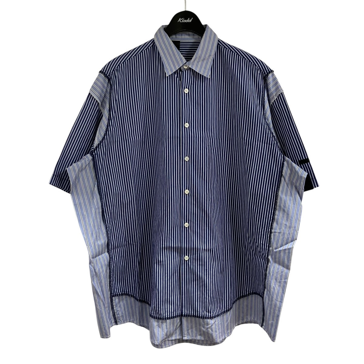 N．HOOLYWOOD(エヌハリウッド) ストライプ半袖シャツ 2221-SH53-019