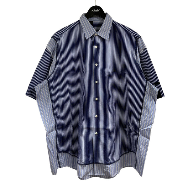 N．HOOLYWOOD(エヌハリウッド) ストライプ半袖シャツ 2221-SH53-019