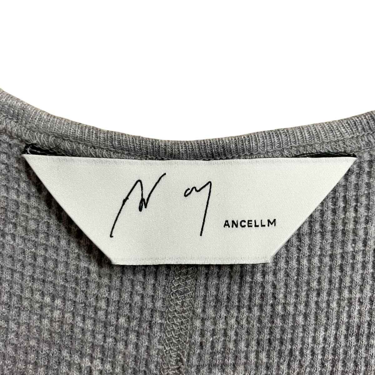 ANCELLM(アンセルム) ダメージ加工サーマルタンクトップ ANC-CT105