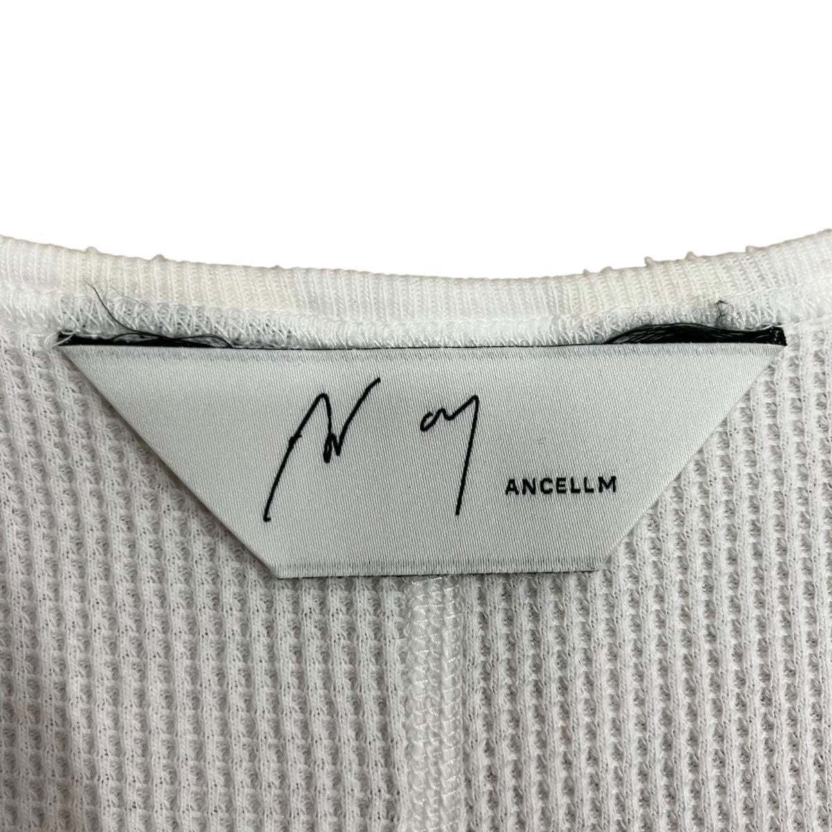 ANCELLM(アンセルム) ダメージ加工サーマルタンクトップ ANC-CT105