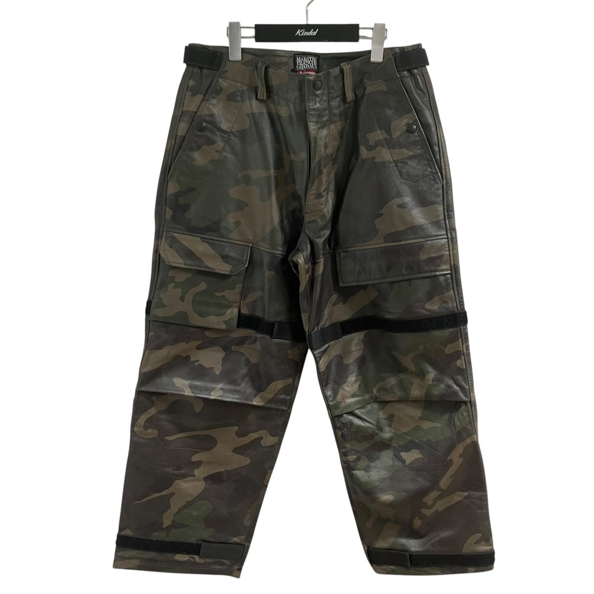 Supreme×MARITHE+FRANCOIS GIRBAUD カモ柄レザーカーゴパンツ 古着・中古-1枚目のアイテム画像