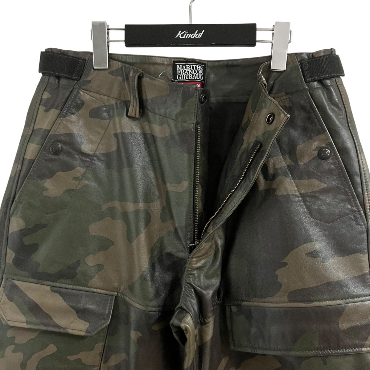 Supreme×MARITHE+FRANCOIS GIRBAUD カモ柄レザーカーゴパンツ 古着・中古-3枚目のアイテム画像