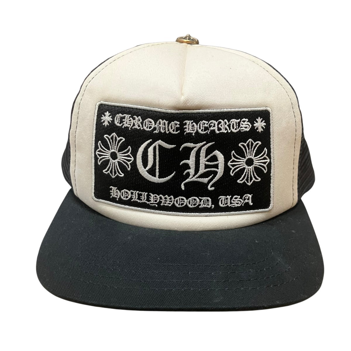CHROME HEARTS(クロムハーツ) CHトラッカーキャップ ブラック×ホワイト