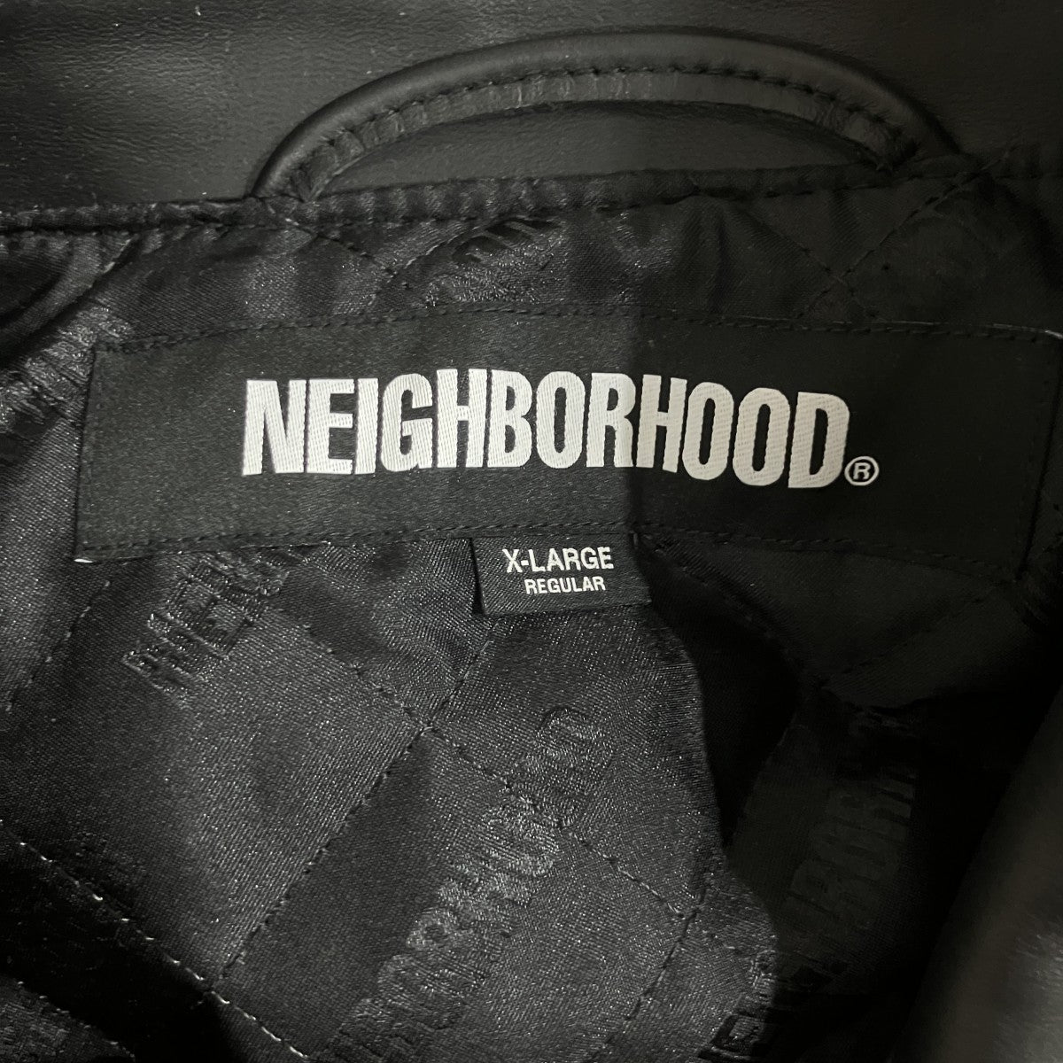 NEIGHBORHOOD レザージャケット 古着・中古-5枚目のアイテム画像