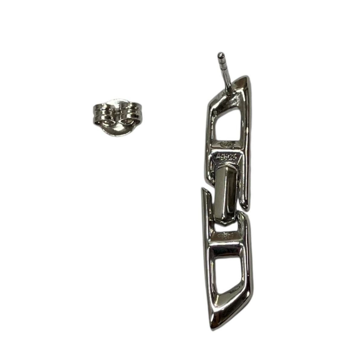 DIESEL 片耳用Dロゴピアス 古着・中古-3枚目のアイテム画像