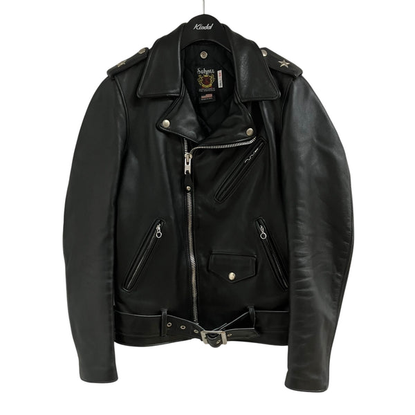 Schott(ショット) ライダースジャケット 7164 ブラック サイズ 34