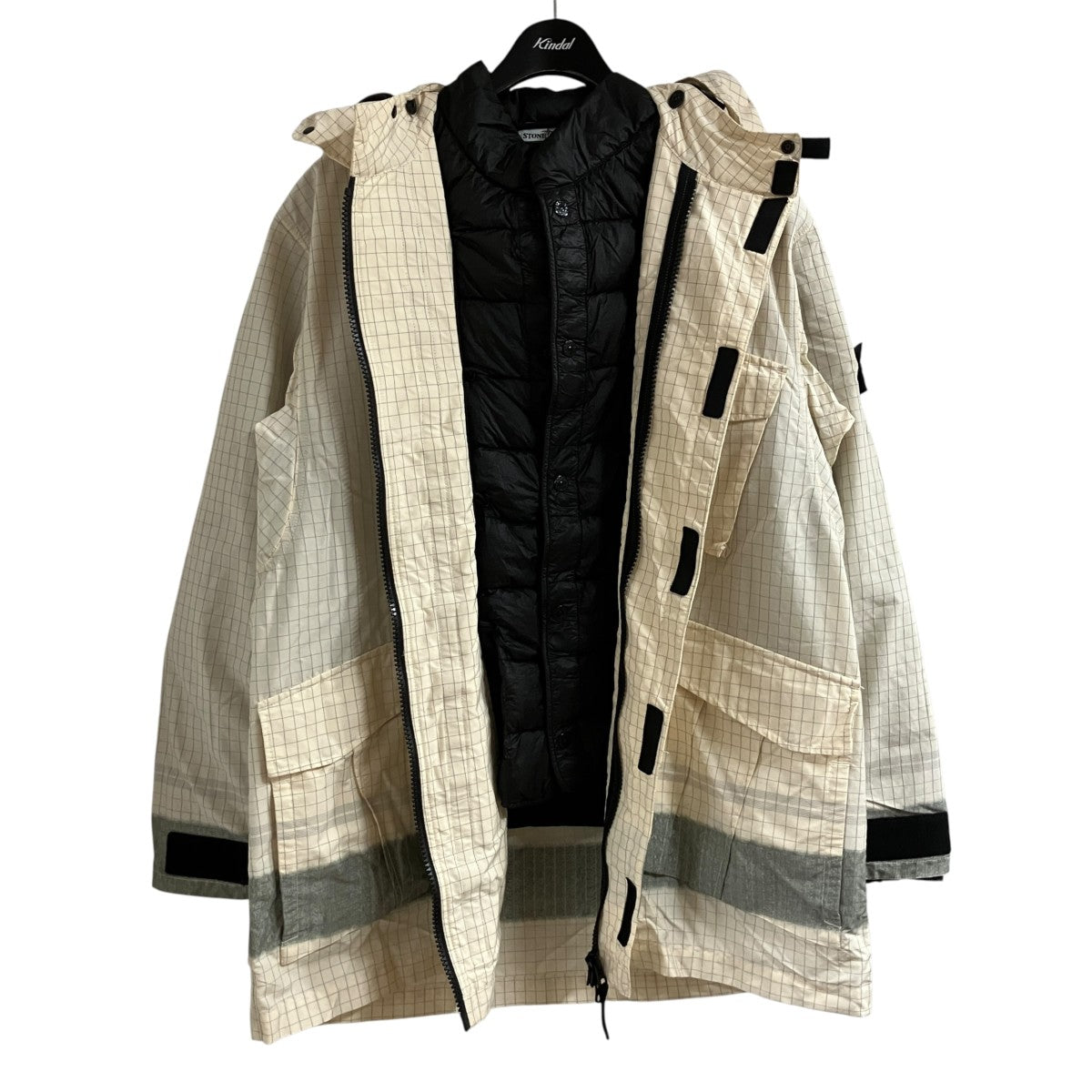 STONE ISLAND リフレクティブリップストップフライトジャケット 古着・中古-3枚目のアイテム画像