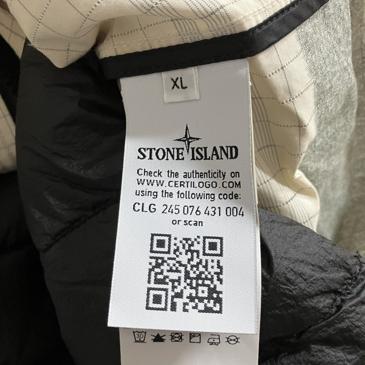 STONE ISLAND リフレクティブリップストップフライトジャケット 古着・中古-9枚目のアイテム画像