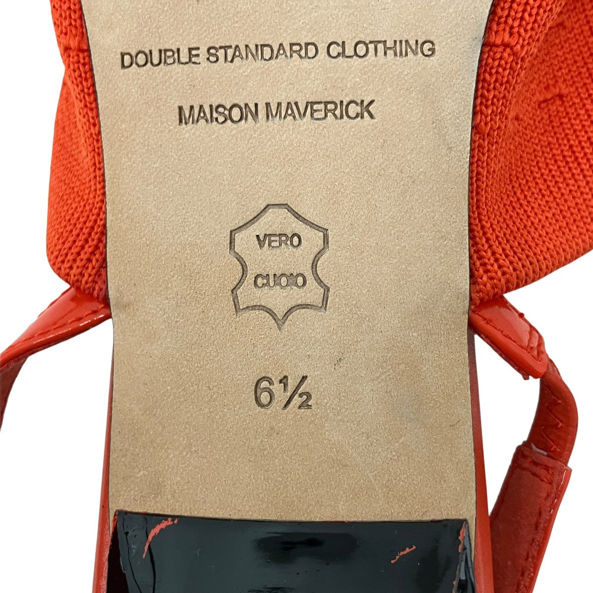 DOUBLE STANDARD CLOTHING ニッティングレースアップサンダル 古着・中古-7枚目のアイテム画像