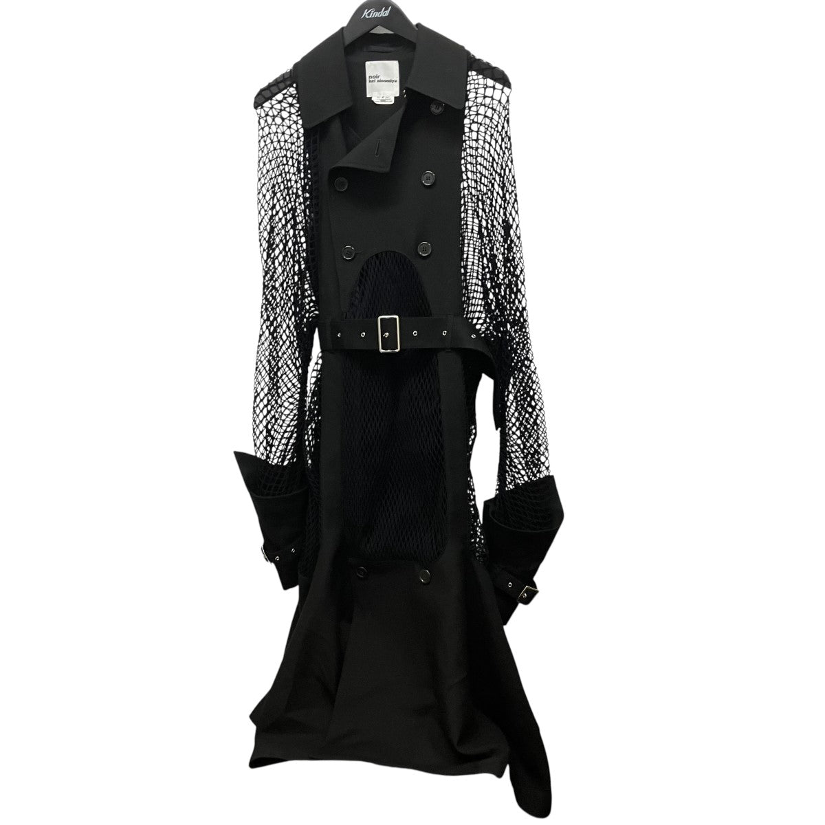 noir kei ninomiya メッシュ切り替えトレンチコート3L-C001 古着・中古-1枚目のアイテム画像
