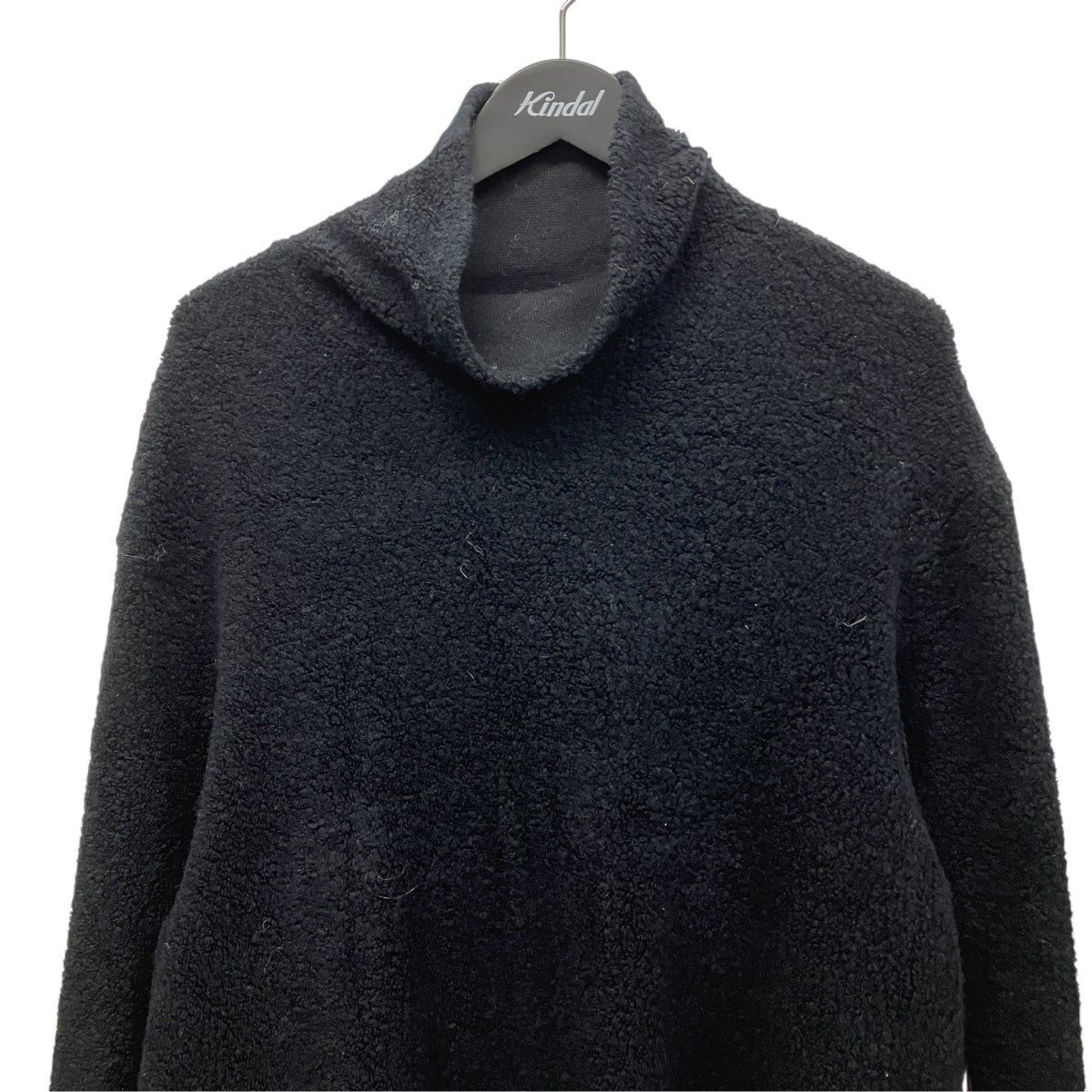 Yohji Yamamoto pour homme 18AWサイドスリットハイネックロングニットHV-T74-178 古着・中古-3枚目のアイテム画像