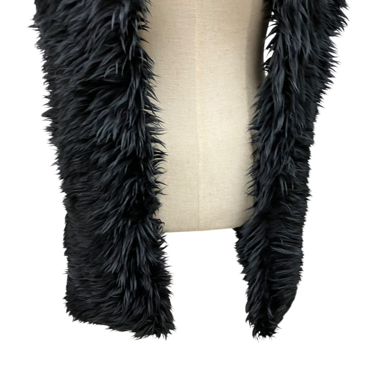 juha FUR HOODED MUFFLERモヘアニット帽10180902 古着・中古-3枚目のアイテム画像