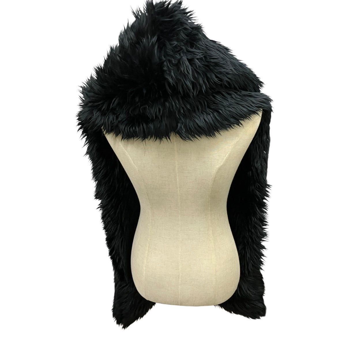 juha FUR HOODED MUFFLERモヘアニット帽10180902 古着・中古-4枚目のアイテム画像