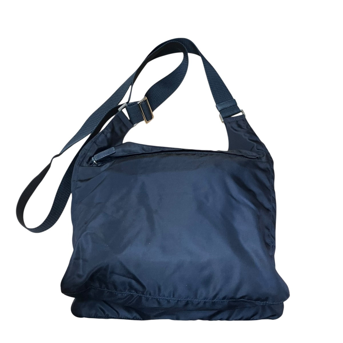 PRADA(プラダ) 三角プレートナイロンショルダーバッグ V218 ネイビー