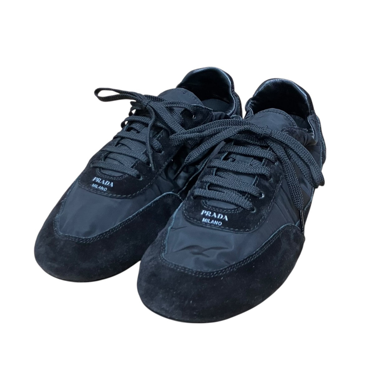PRADA 25SS コプラスリナイロン×スエードスニーカー 古着・中古-1枚目のアイテム画像