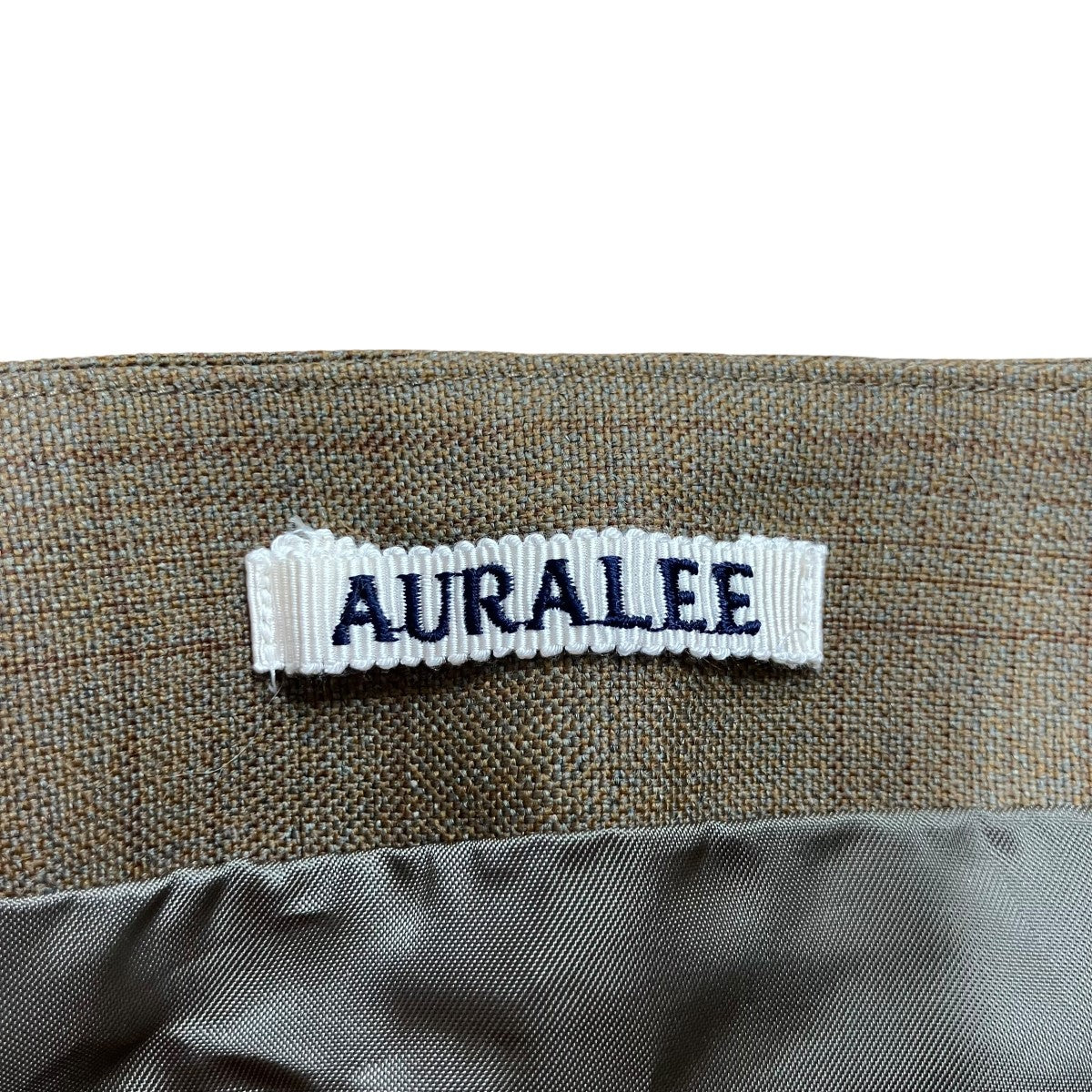 AURALEE ウールミニスカート 古着・中古-8枚目のアイテム画像