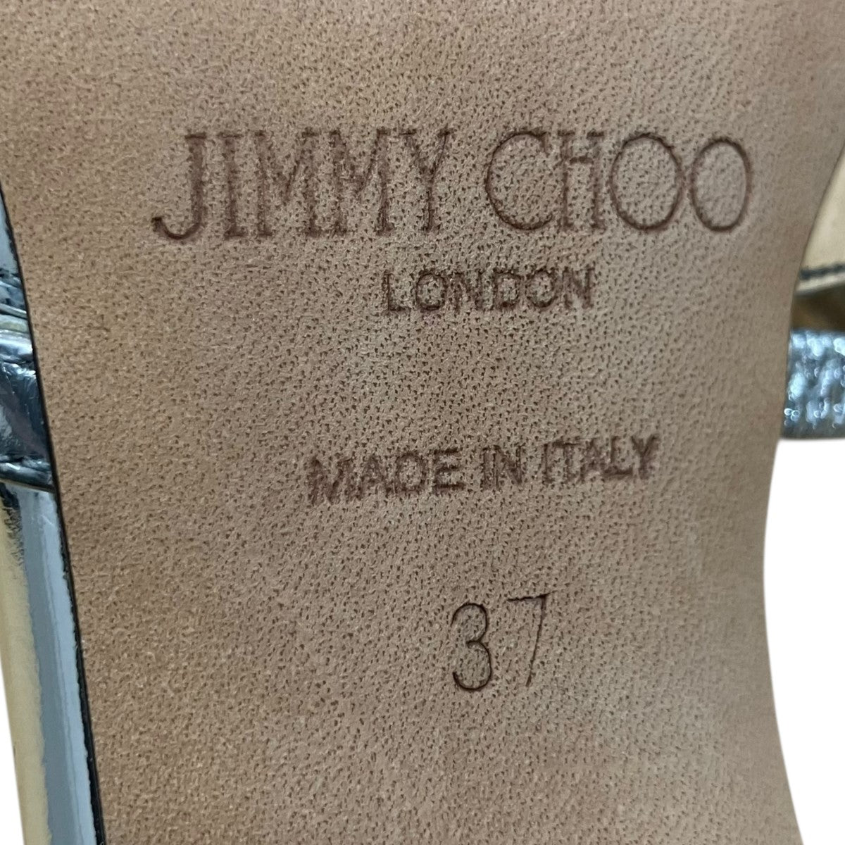 JIMMY CHOO(ジミーチュウ) オーレリーヒールパンプス シルバー サイズ