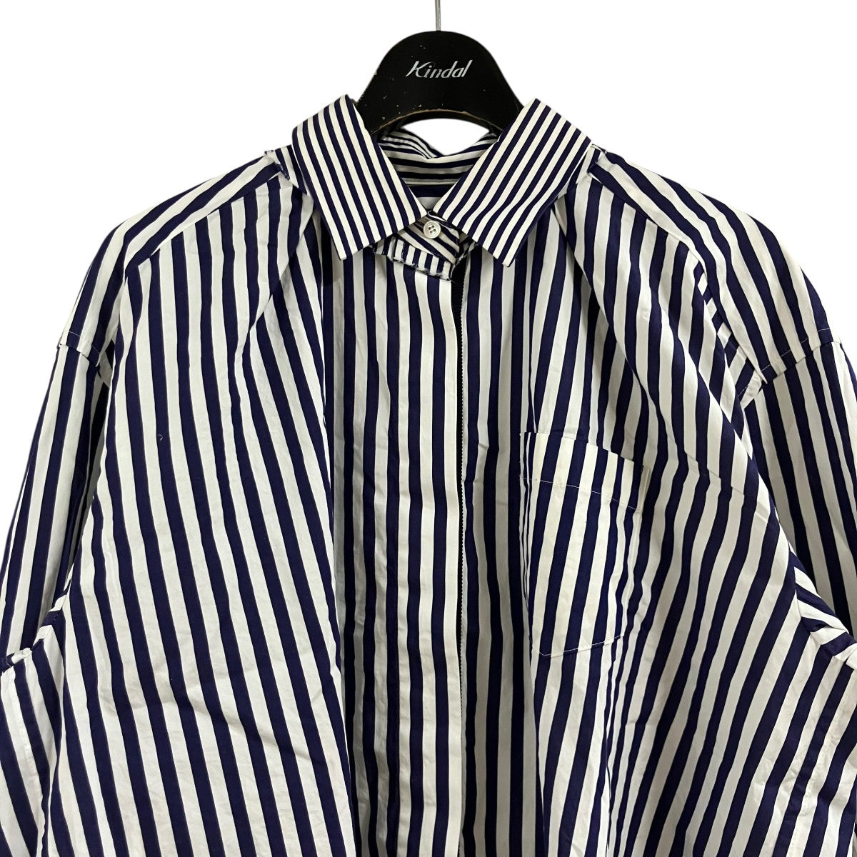 sacai ストライプシャツ 古着・中古-2枚目のアイテム画像