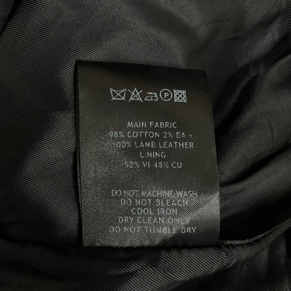 ERNEST W．BAKER(アーネスト ダブル ベイカー) 襟レザージップアップ