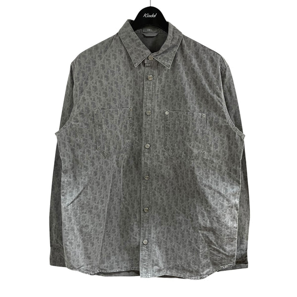 DIOR(ディオール) オブリークシャツ 013D585B3001 グレー サイズ 39