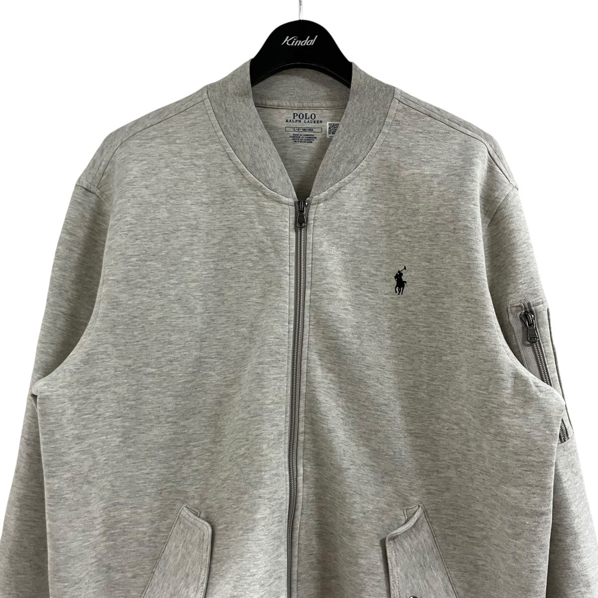 スウェットジップアップジャケット