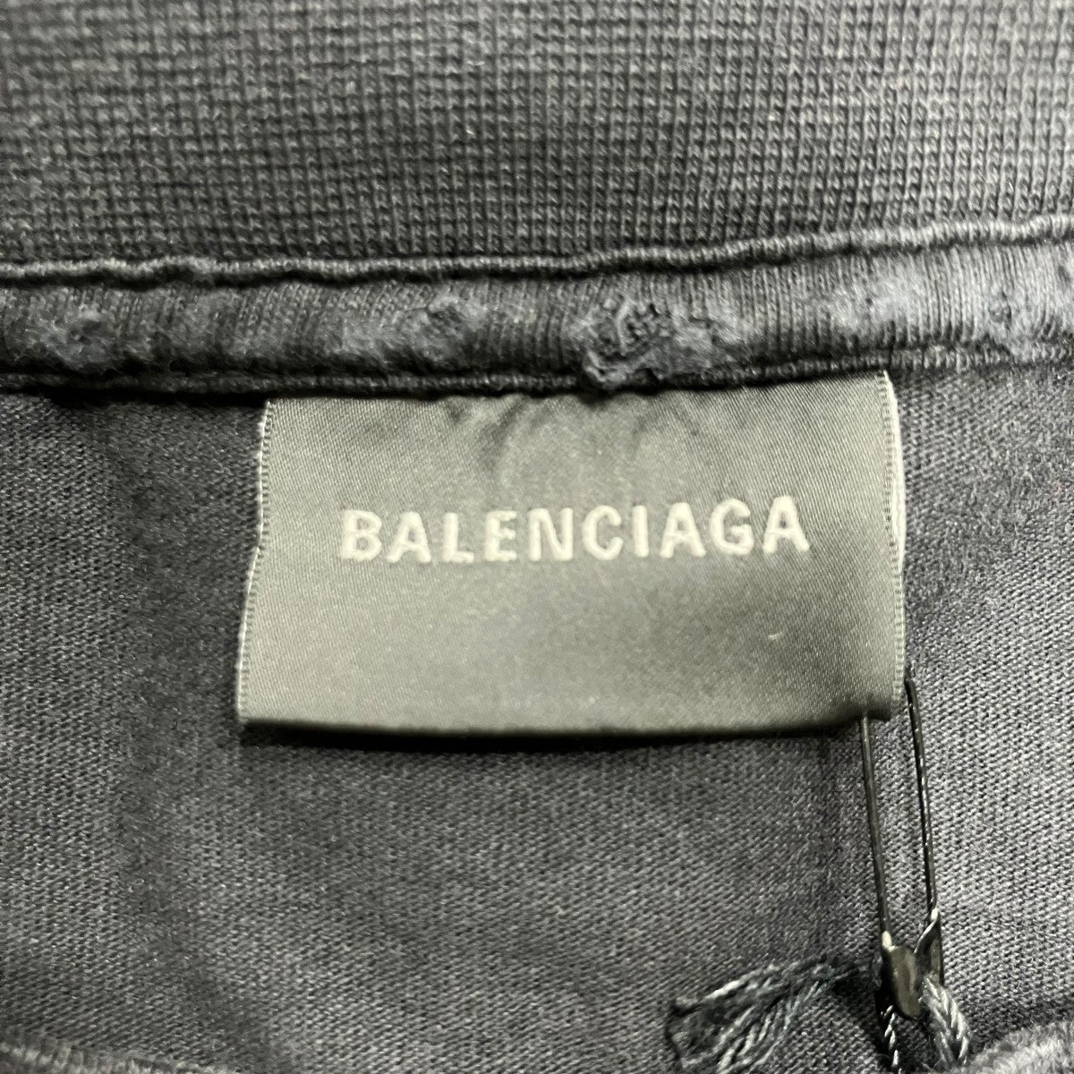 BALENCIAGA パッチデストロイTシャツ 古着・中古-5枚目のアイテム画像