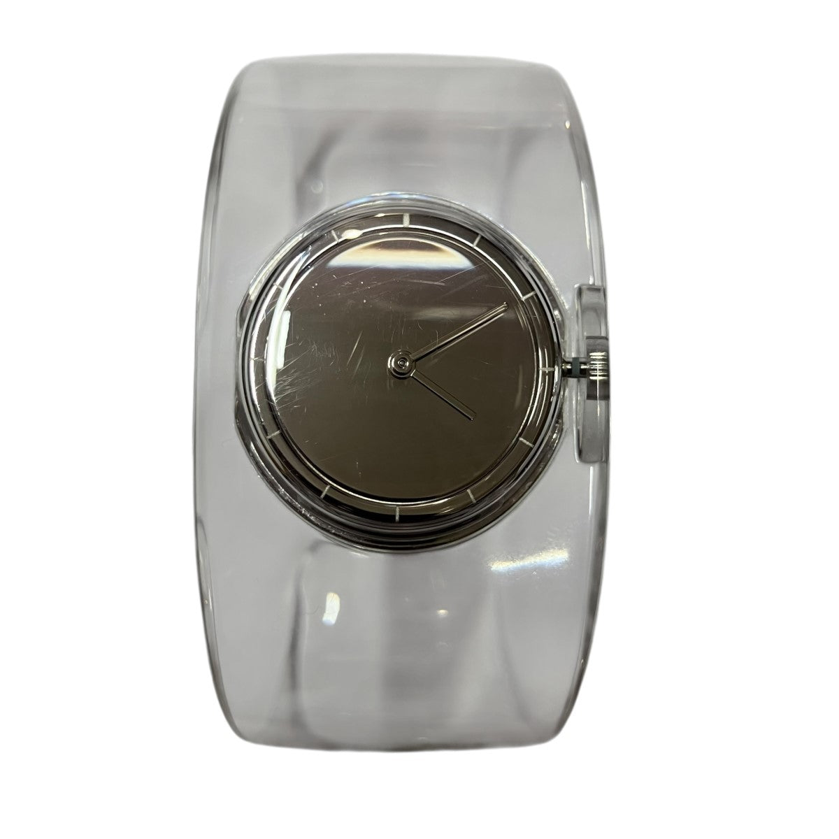 ISSEY MIYAKE(イッセイミヤケ) バングルウォッチ クリア×シルバー